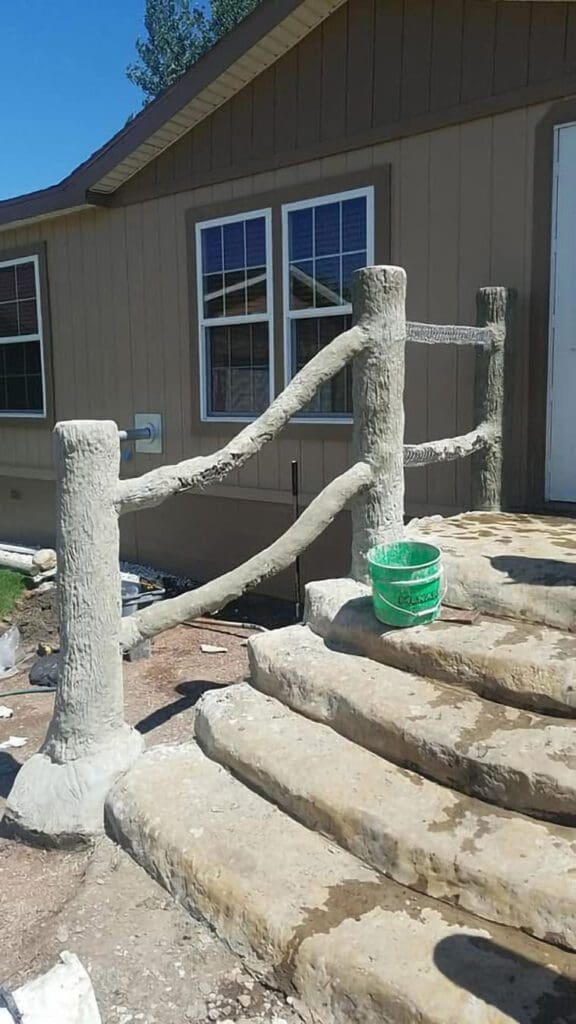 Custom Exterior Stairs on a home