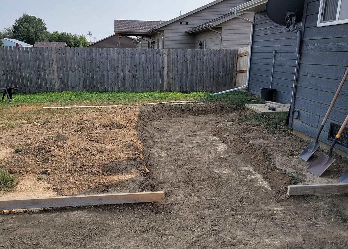 Home in Piedmont before and after lawn care services
